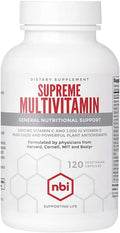 120ct Daily Multivitamin with Vitamin A, C, D, E, K, B6, B12 Multi Mineral Veggie Capsules G58364