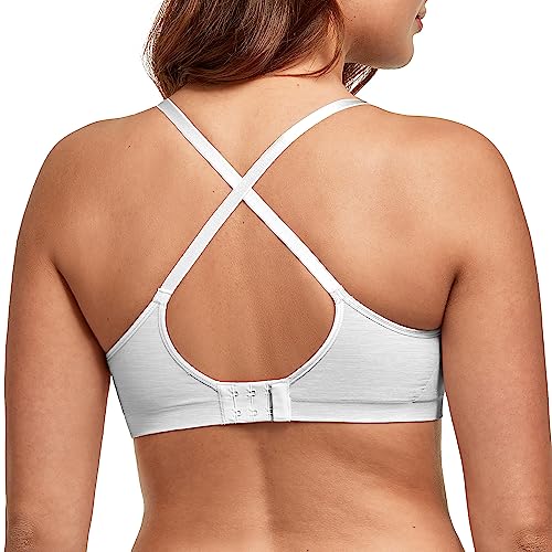 Women's Wireless T-shirt Bra, Moisture-wicking Convertible Smoothing Bra K2887