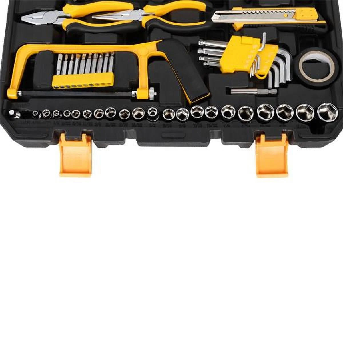 198 Pcs Hand Tool Set with Case Black Yellow D994