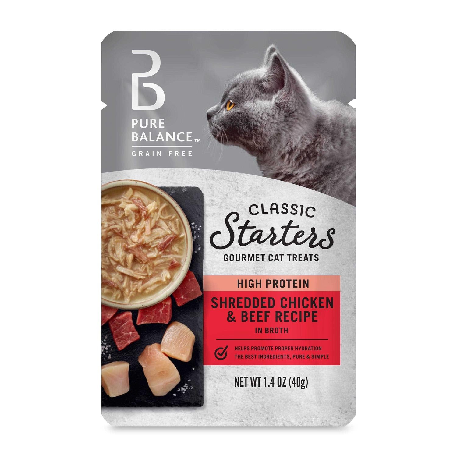 Shredded Chicken & Beef Broth Cat Treats K2943