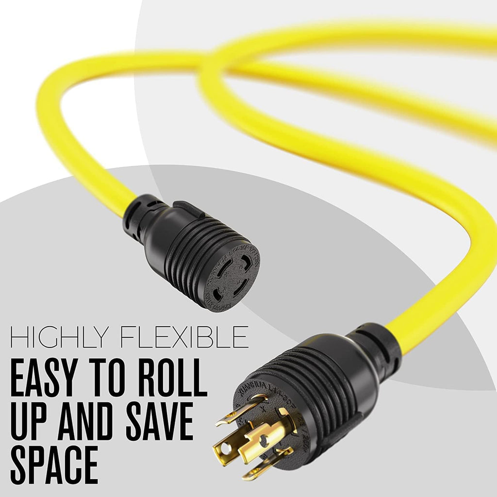 30 Amp 25 Ft 4 Prong Generator Extension Cord K594979