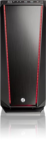 Black Full Tower PC Case with Tempered Glass B7565