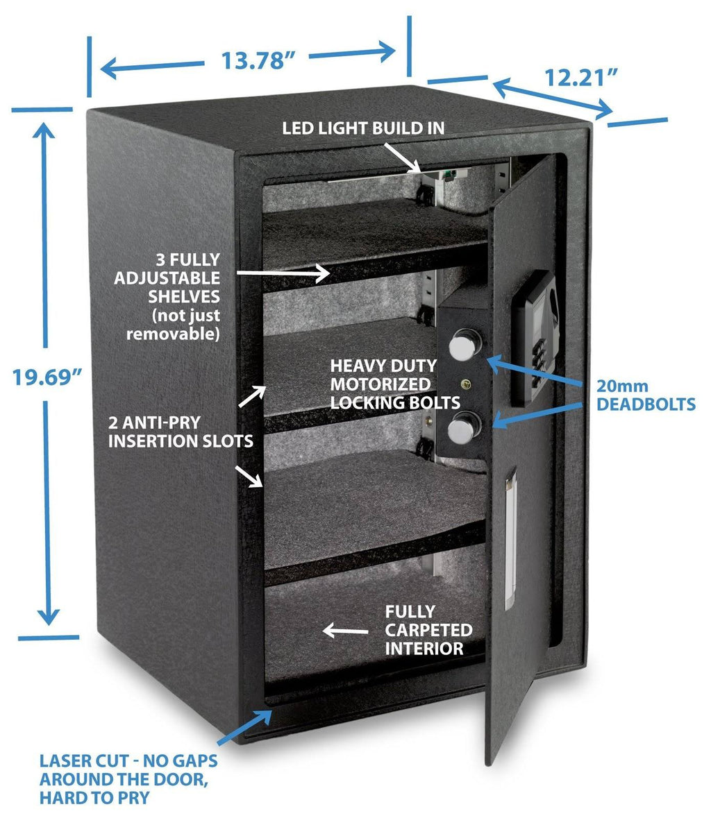 Large Biometric Fingerprint Safe U26292