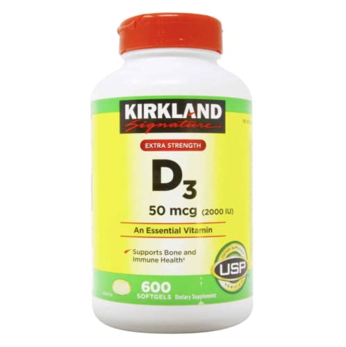 Vitamin D3 600 Softgels (Pack of 2) Y537