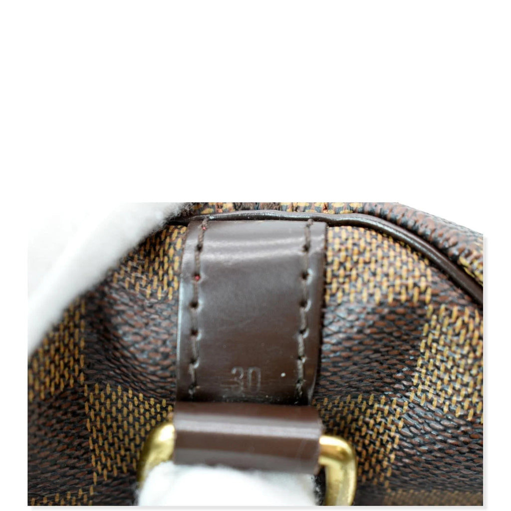 Pre-owned Brown Damier Ebene Satchel Bag P597