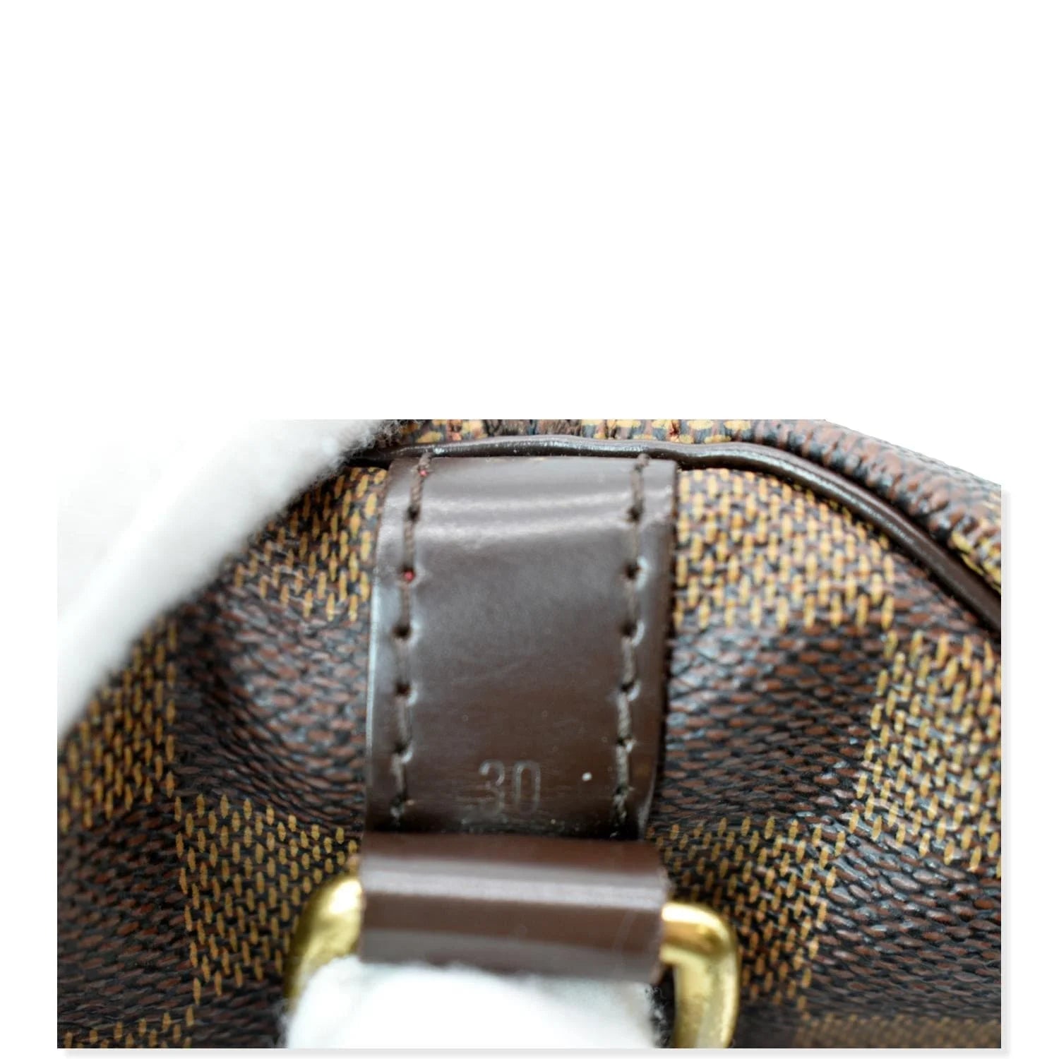 Pre-owned Brown Damier Ebene Satchel Bag P597