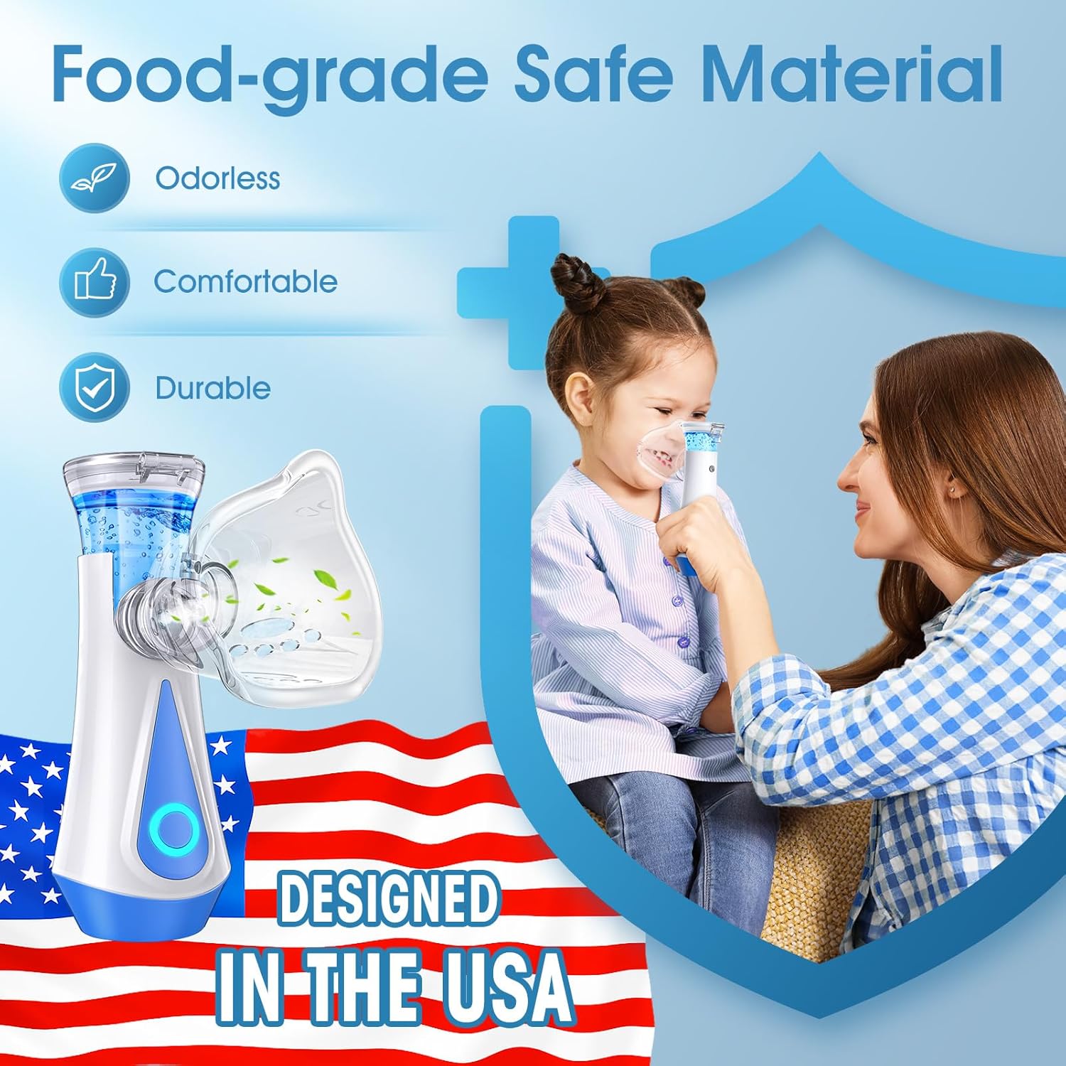 USB Rechargeable Mesh Nebulizer I7600