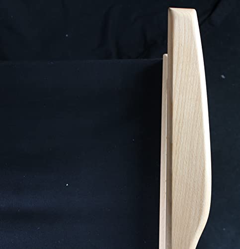 Natural Finish Black Nylon Canvas Director's Chairs K262582