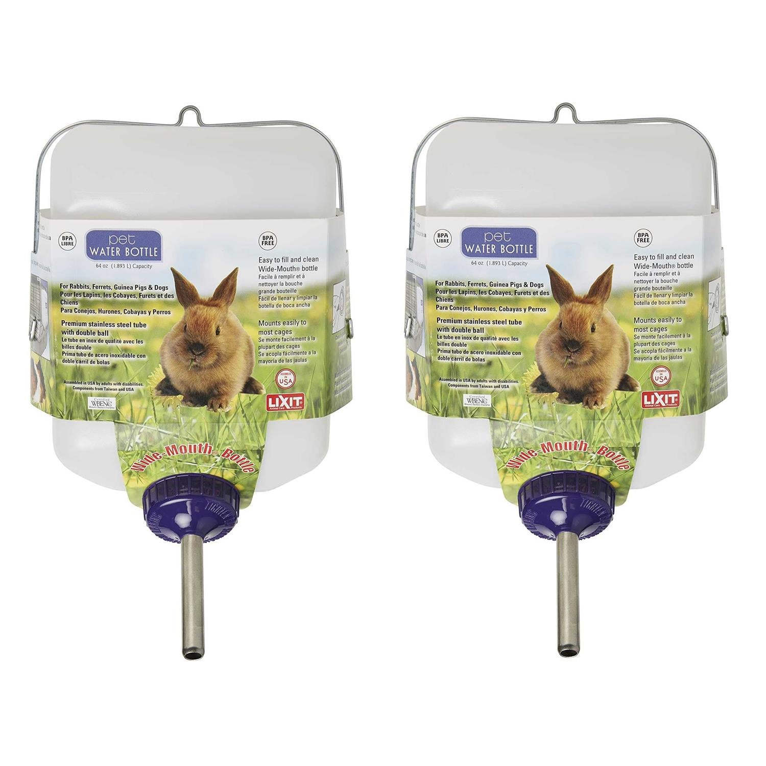 Wide Mouth Rabbit Water Bottle U5531