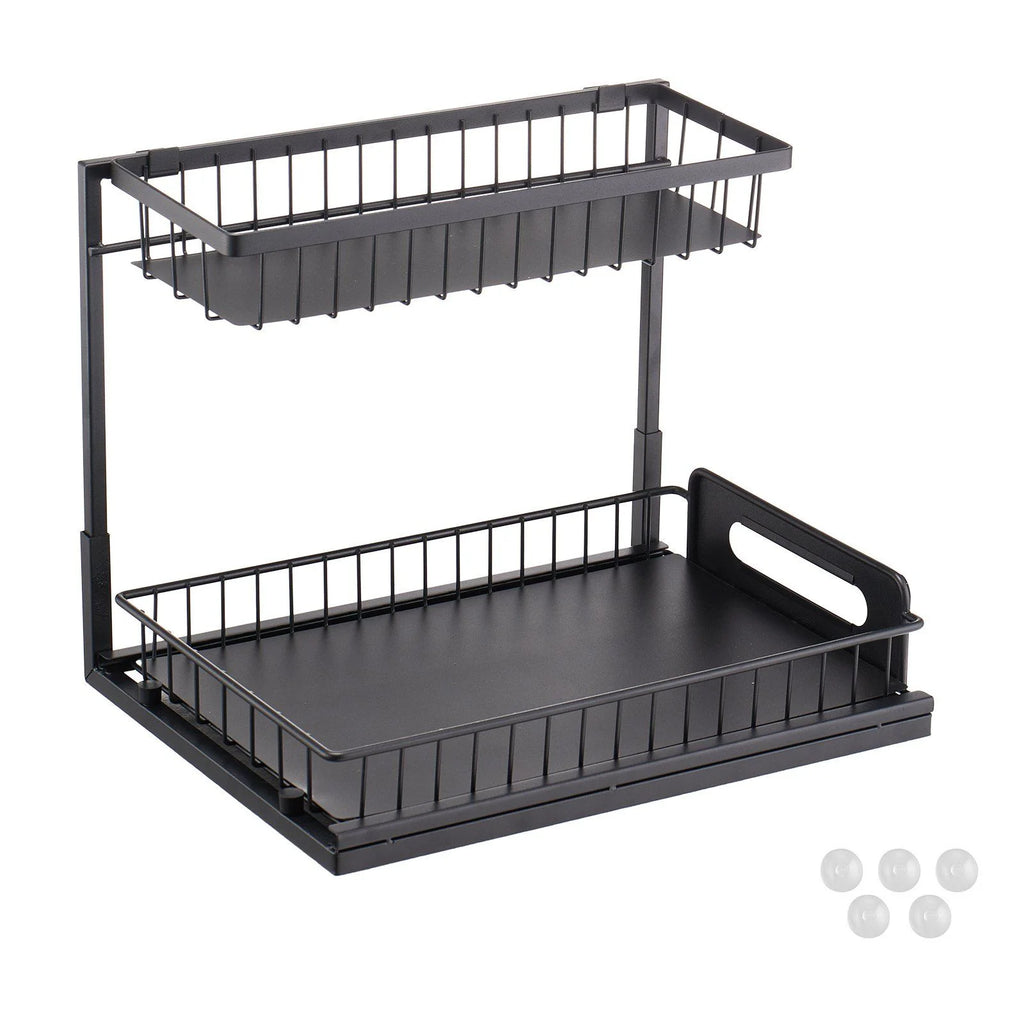 2-Tier Pull Out Cabinet Organizer V229561