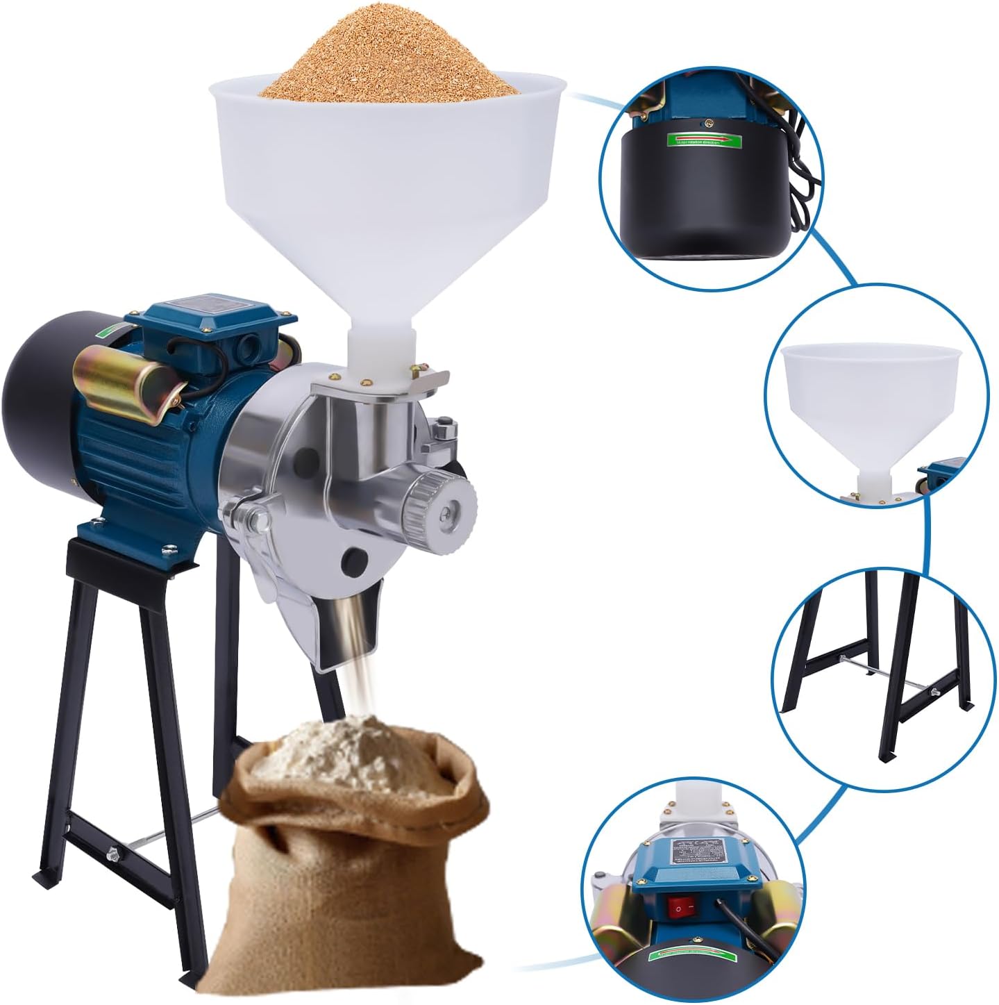 2200W Wet Dry Cereals Grinder 110V E58570