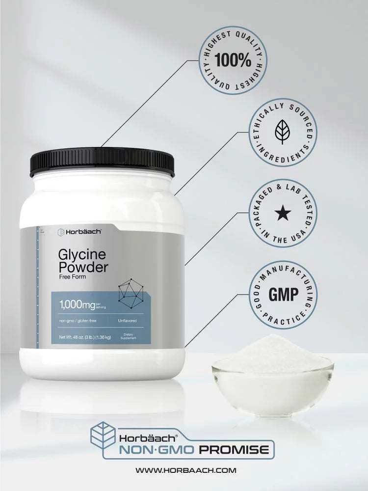 Glycine Powder 3 lbs Unflavored F465705