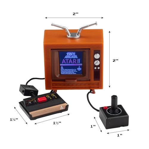 3.5" Mini Retro Console with 10 Classic Video Games R98701
