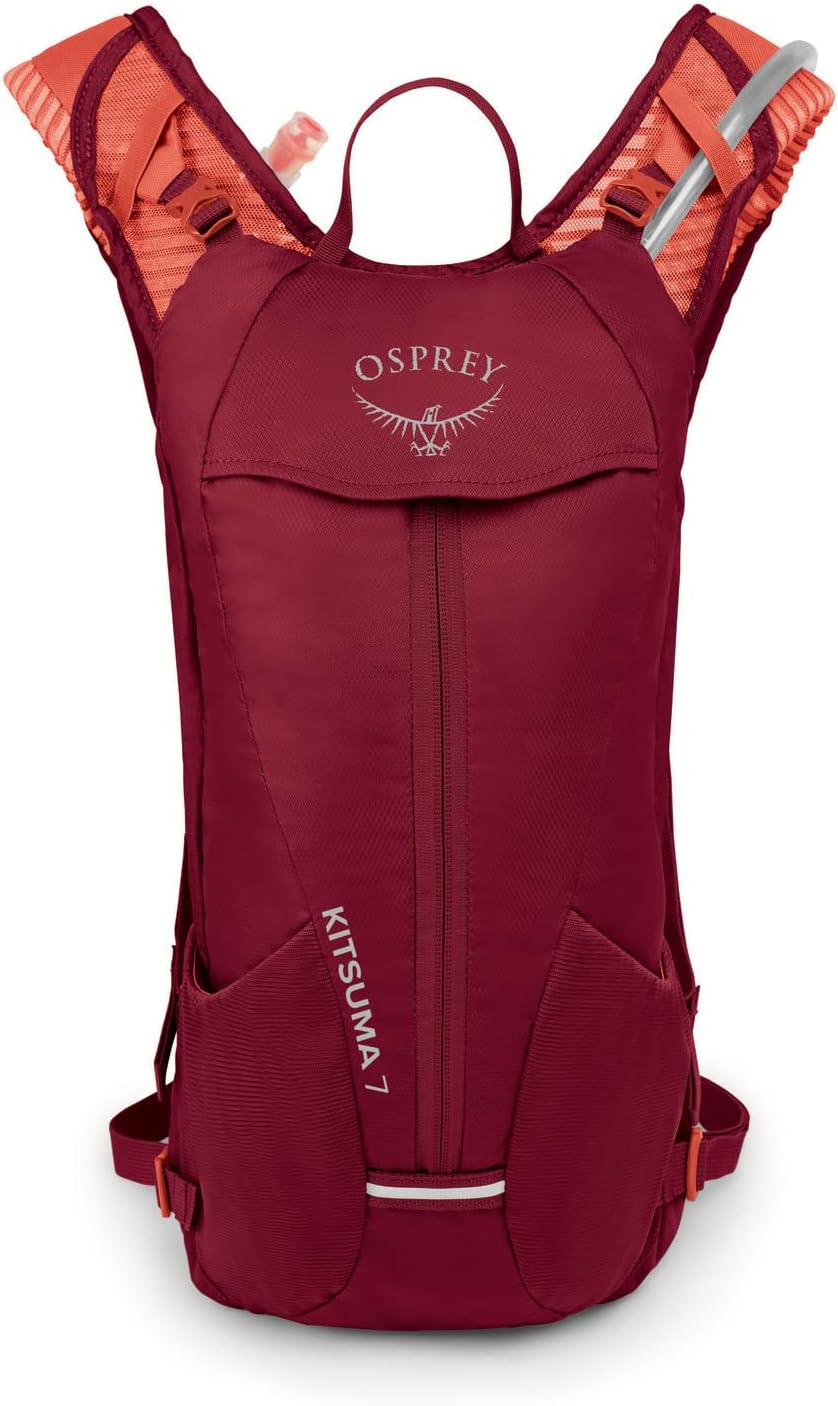 7L Women's Biking Backpack with Hydraulics Reservoir, Claret Red U604920