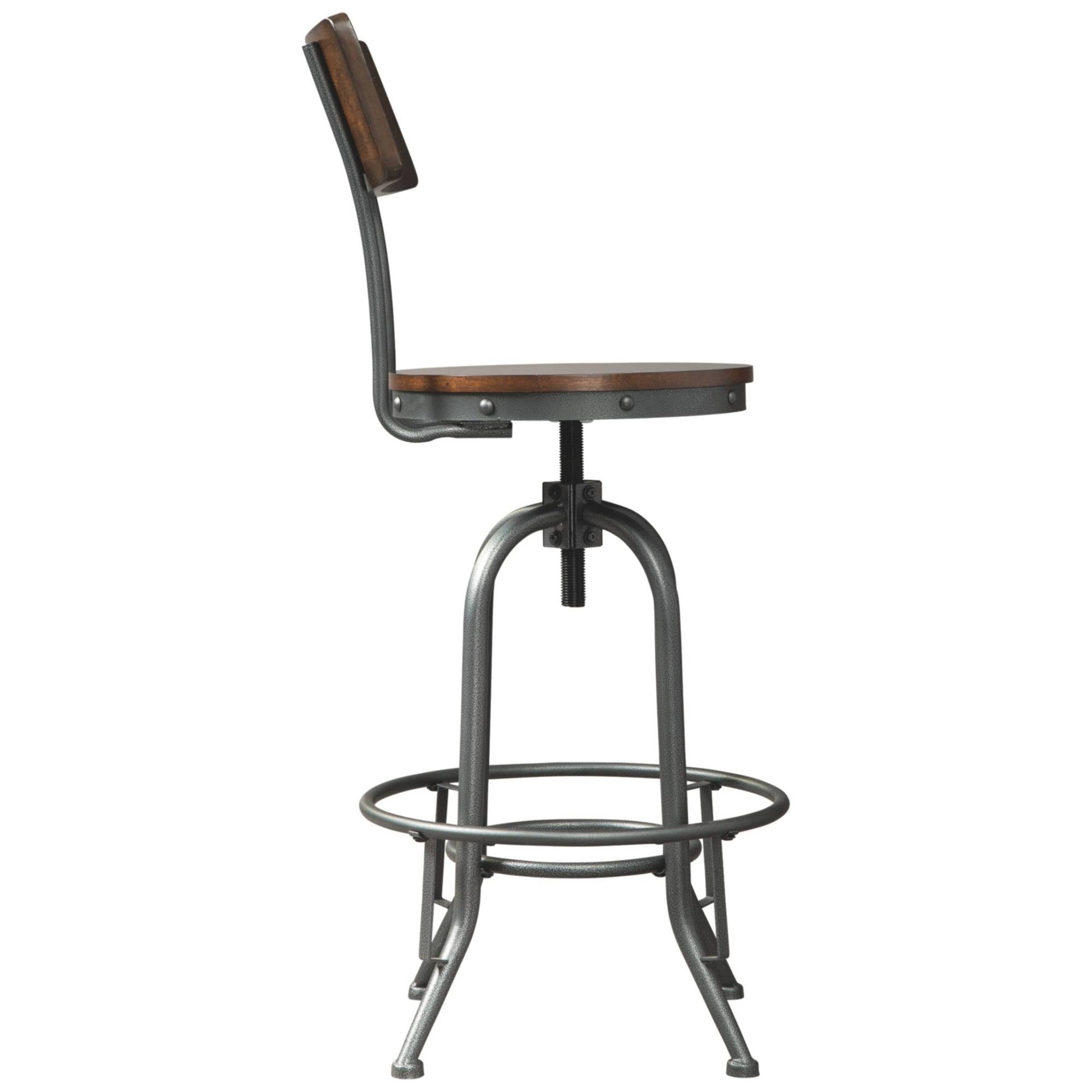 Brown Tall Swivel Barstool (Set of 2) I7982