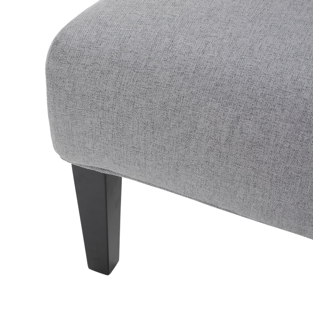 Gray Fabric Slipper Accent Chair G96053