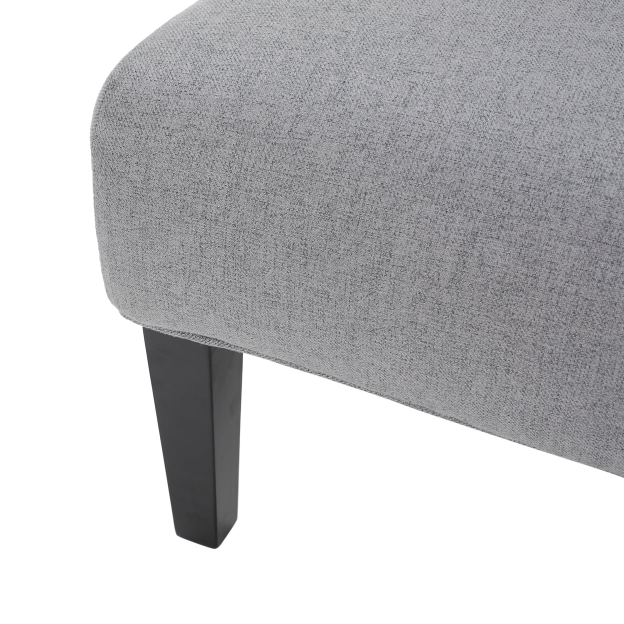 Gray Fabric Slipper Accent Chair G96053