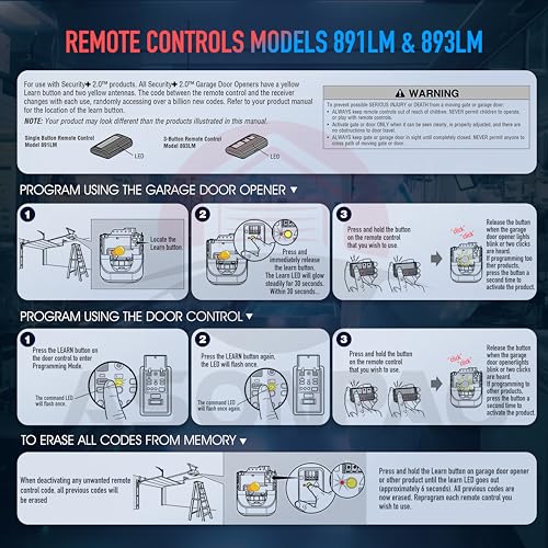 Garage Door Opener Remote J99710