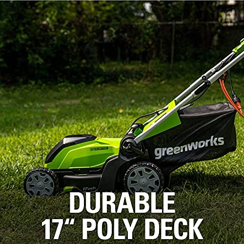 10 Amp 17-Inch Corded Electric Lawn Mower V393