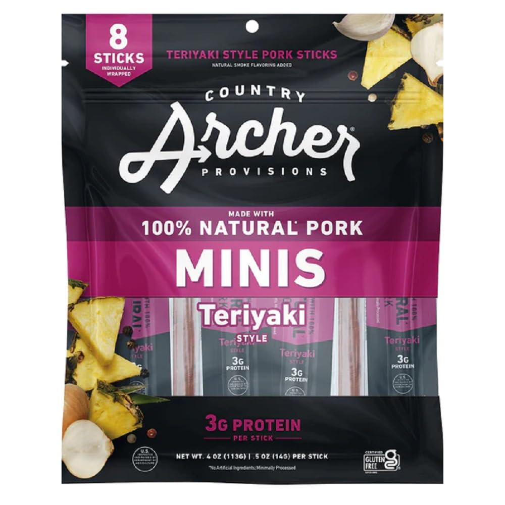 4 OZ Teriyaki Pork Sticks O8768