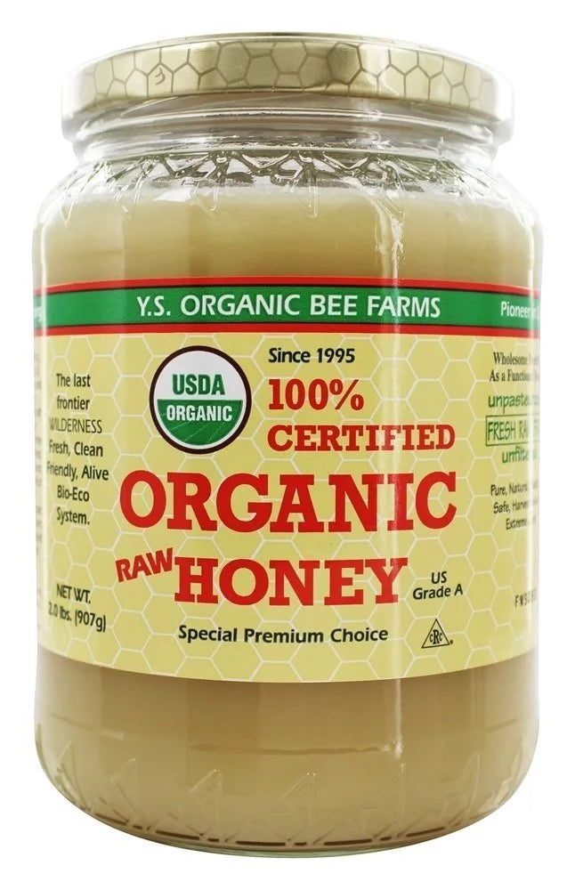 32oz Pack of 2 Raw Organic Honey I941