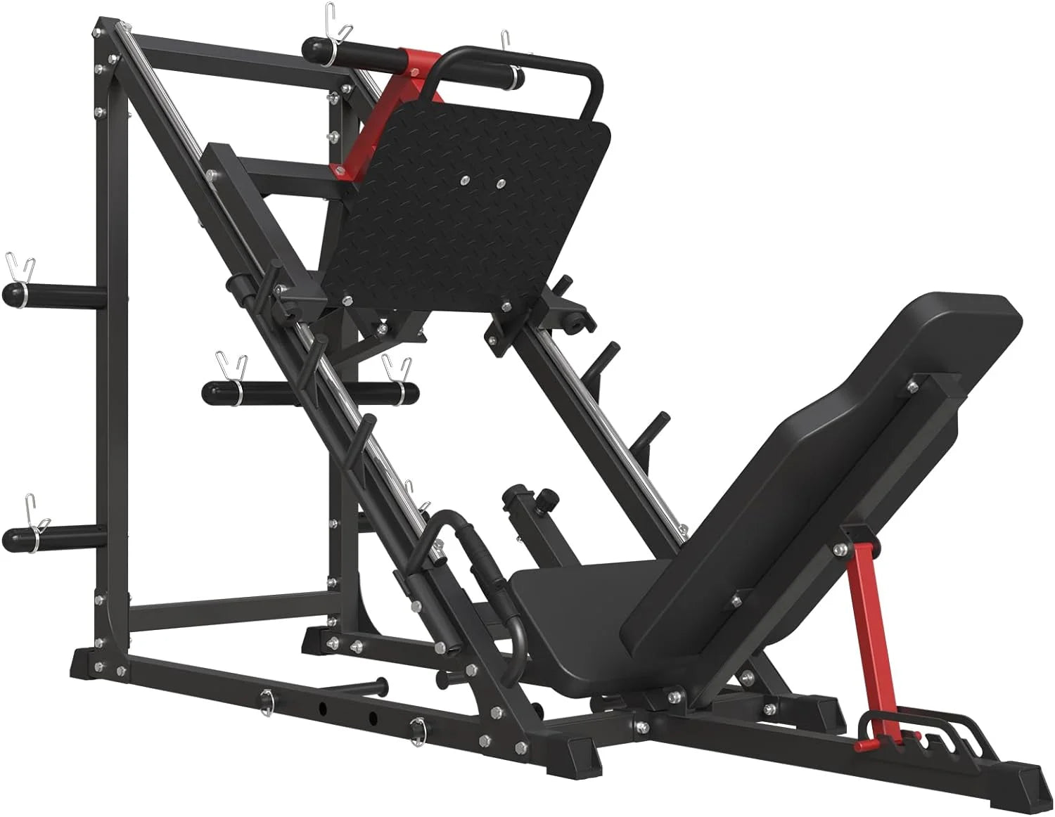 Leg Press Machine with Calf Block, 1500LBS Weight Capacity Adjustable Leg Machine K9649