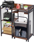 Printer Stand with Storage, 3 Tier Printer Table with Adjustable Storage Rack H280017