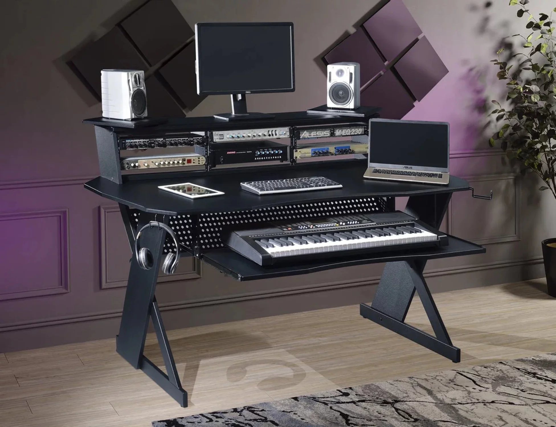 3 x 4U Rack Music Recording Studio Desk Workstation M6459