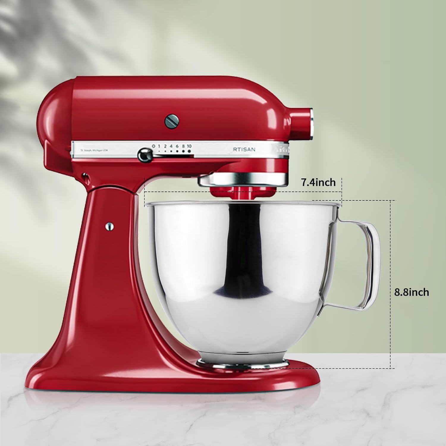 Stainless Steel 5 Quart Mixer Bowl U709