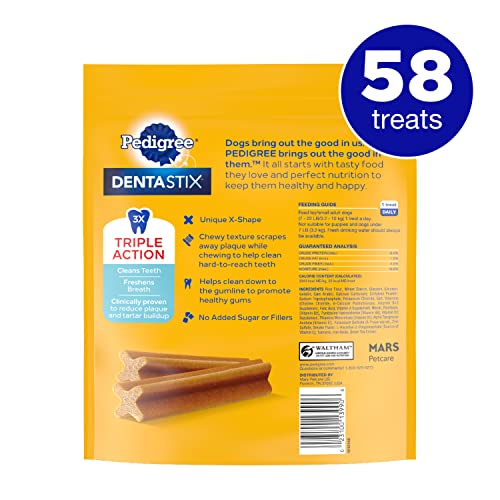 Toy/Small Dog Dental Treats Original Flavor Dental Bones, 1.68 lb. Value Pack (108 Treats) D22001