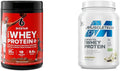 100% Whey Protein Plus Triple Chocolate 1.8 lbs and Grass Fed Whey Protein Powder Deluxe Vanilla 1.8 lbs A922169
