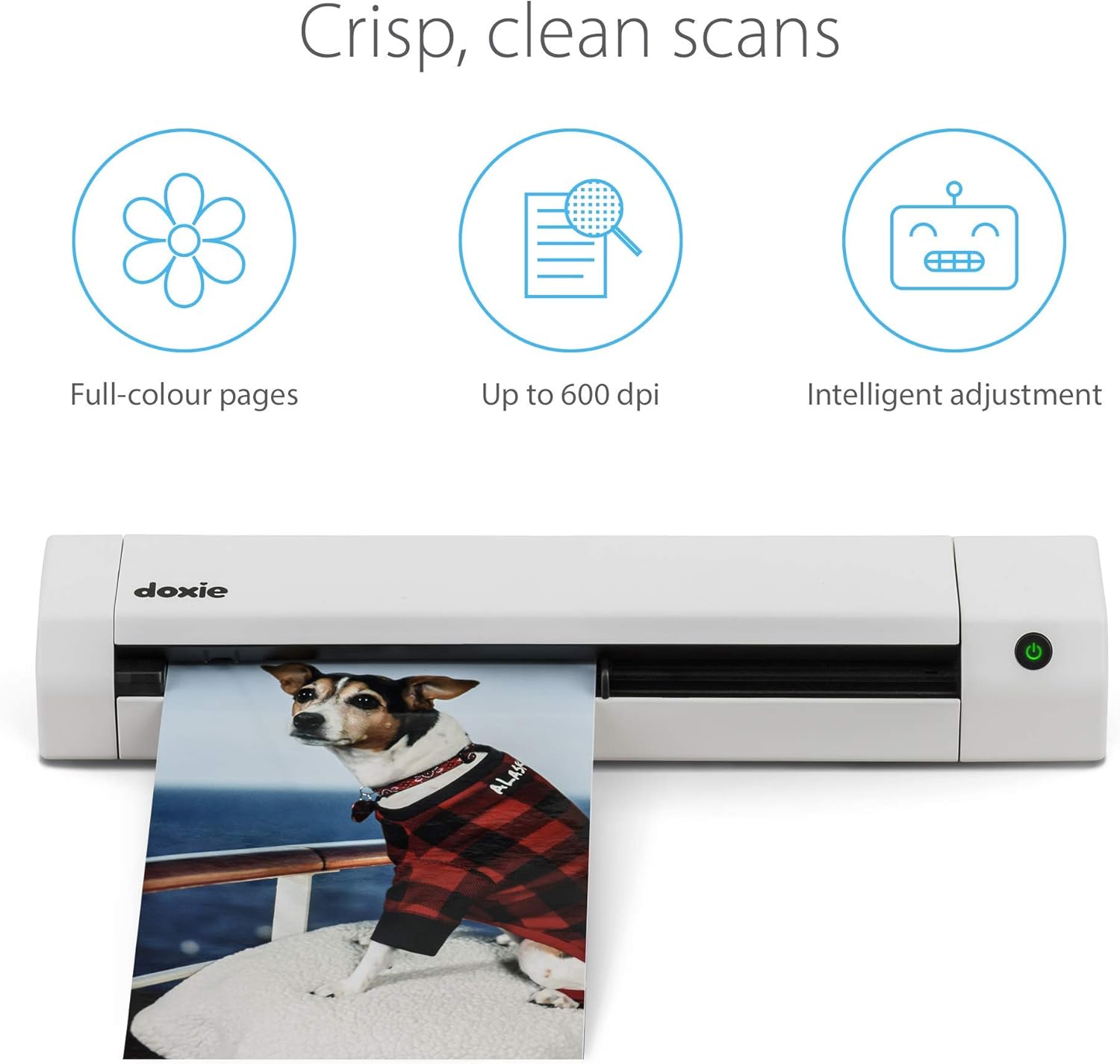 Portable Document Scanner with Rechargeable Battery V323458