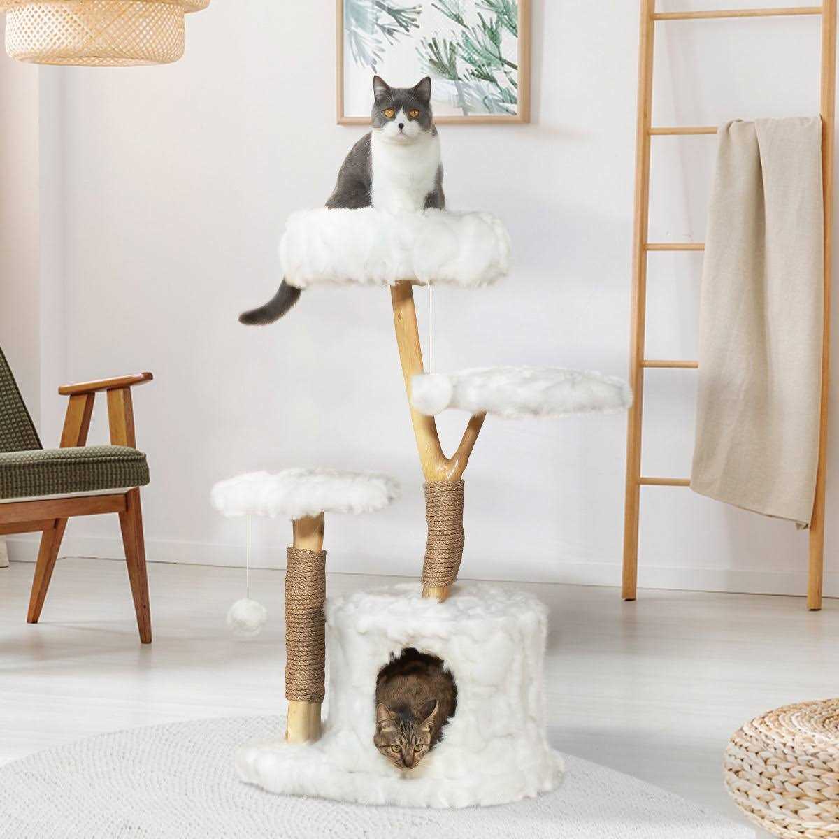 Cat Tree Real Branch Cat Condo X3189