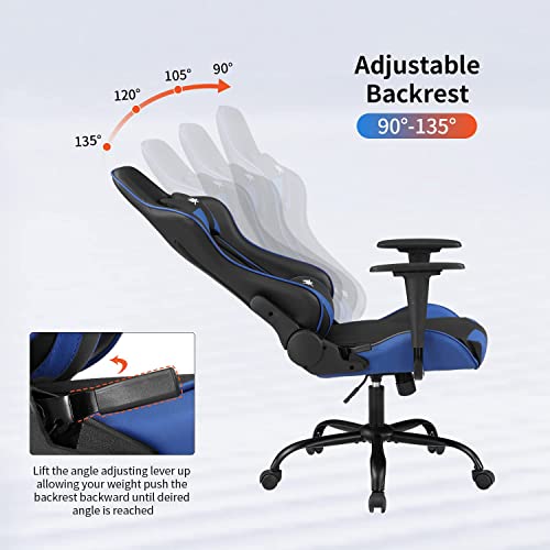 Red PU Leather High Back Ergonomic Gaming Chair D272983