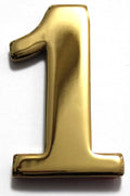 2" Solid Brass Number 1 Z18864