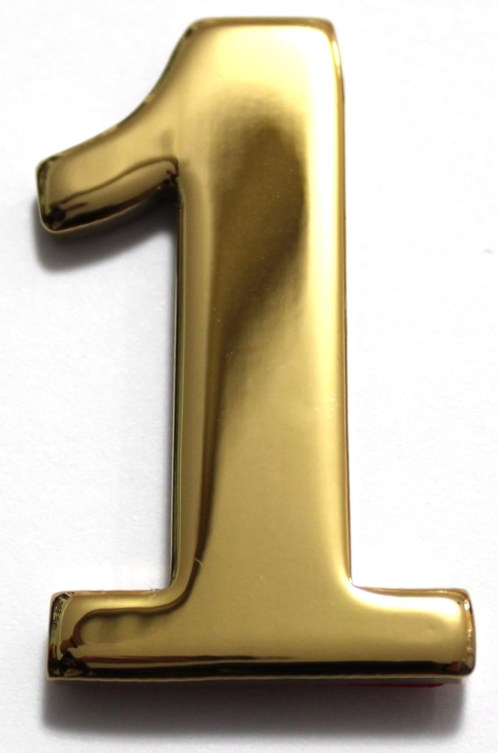2" Solid Brass Number 1 Z18864