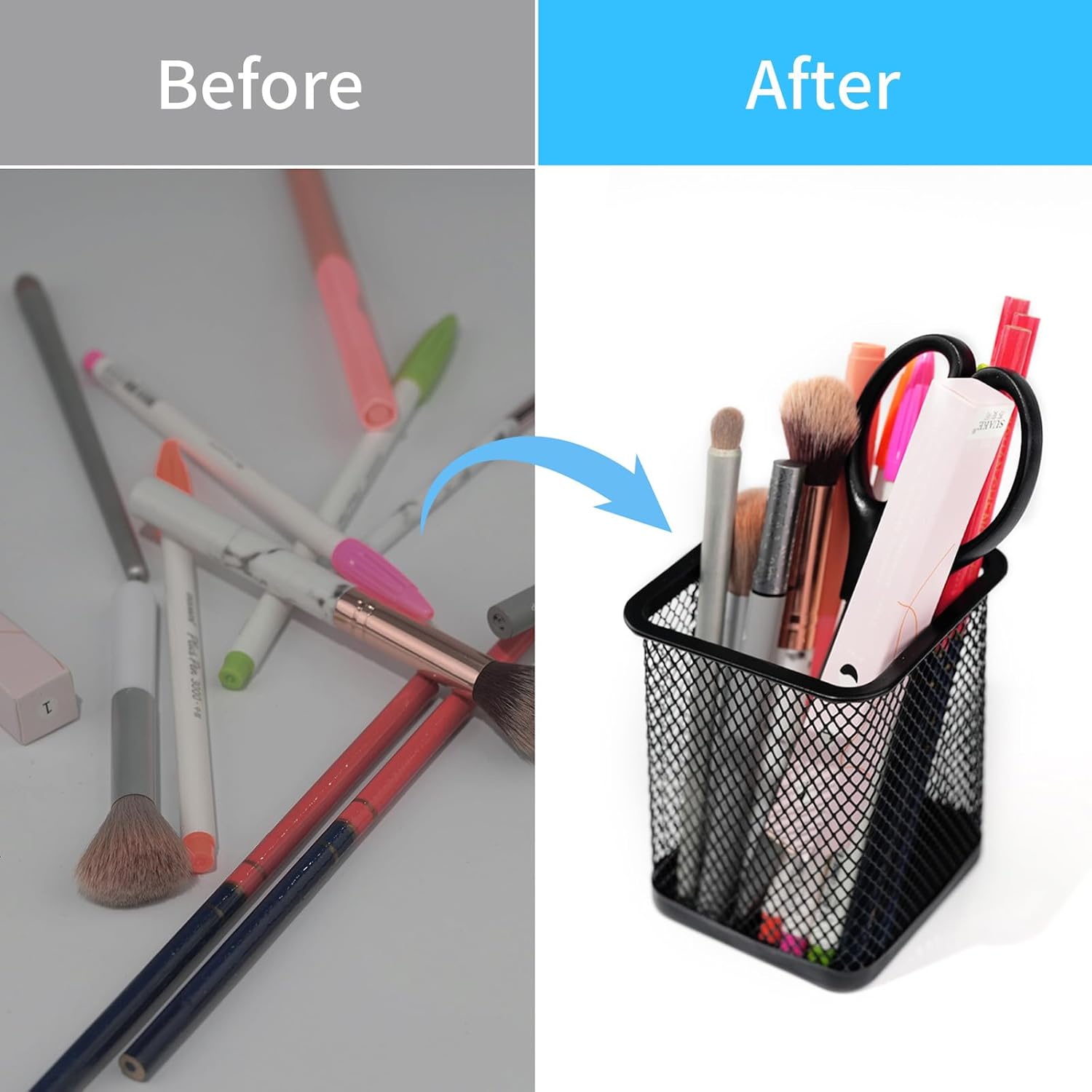Wire Mesh Pencil Cup Holder U61056