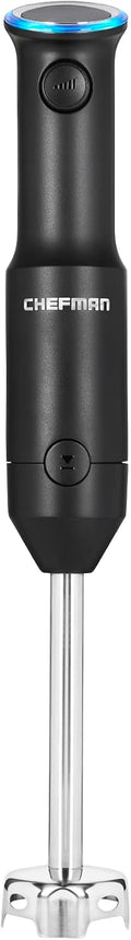 Black Cordless Immersion Blender with Stainless Steel Blades N446