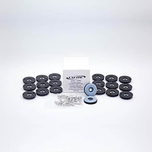 24 Pack 3/4 inch PTFE Furniture Sliders I422078