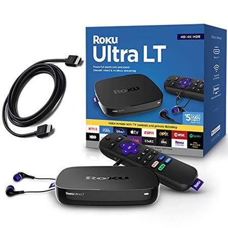 4K/HDR/HD Streaming Player with Enhanced Voice Remote, Ethernet, microSD, HDMI Cable I689386