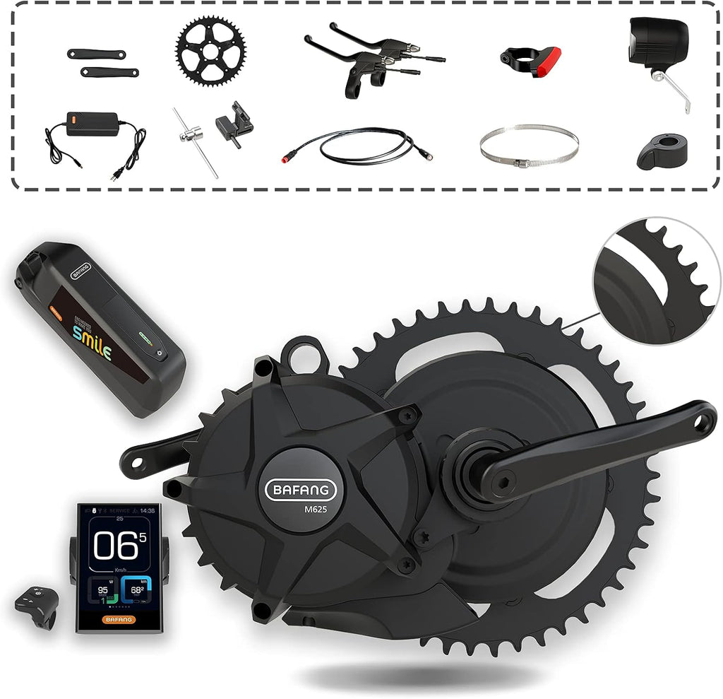 50.4V 500W 750W 1000W Electric Bike Conversion Kit with 19.6Ah Battery L730