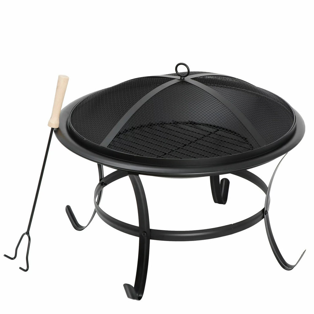 22" Wood Burning Fire Pit Table J26386