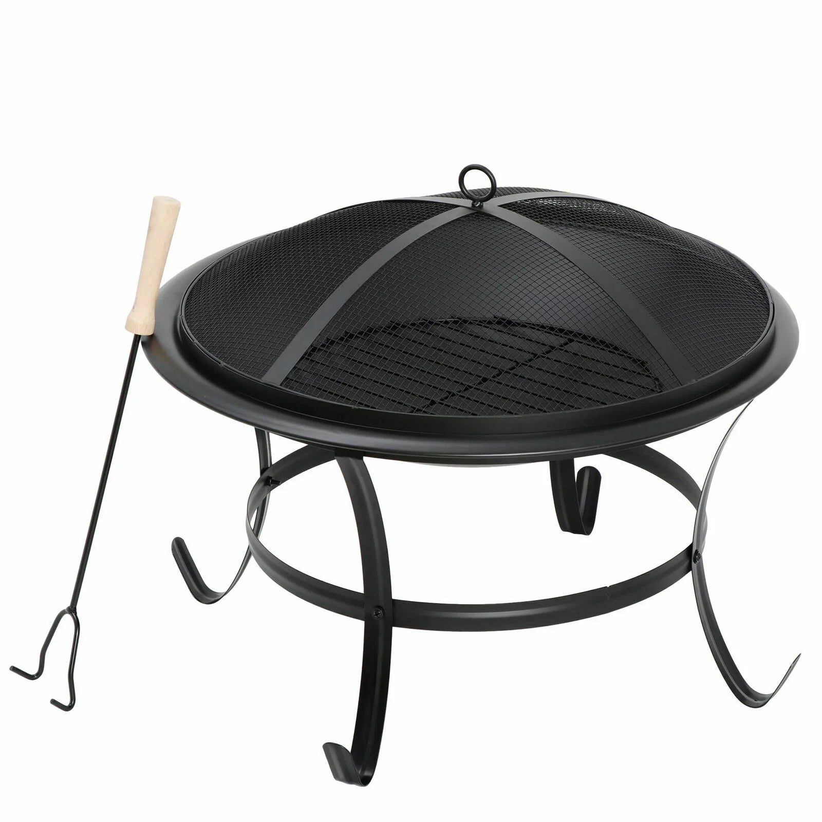 22" Wood Burning Fire Pit Table J26386