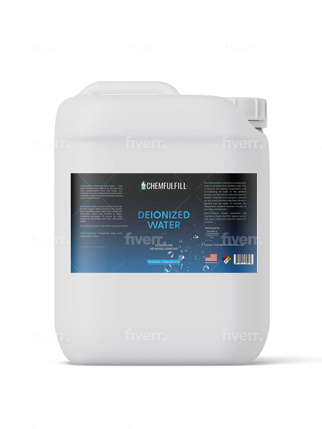 Deionized Water (Gallon (128 fl oz)) G947