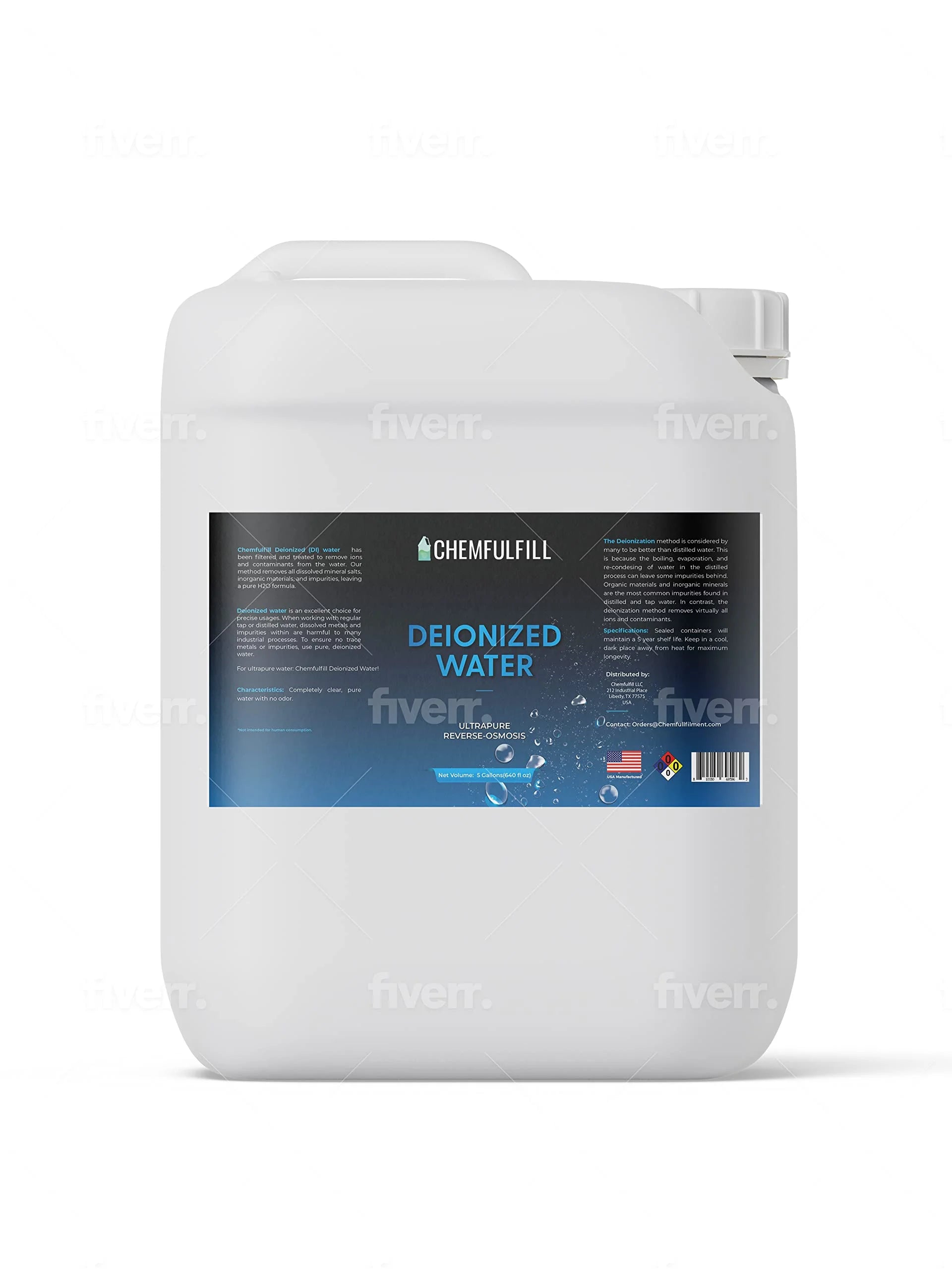 Deionized Water (Gallon (128 fl oz)) G947