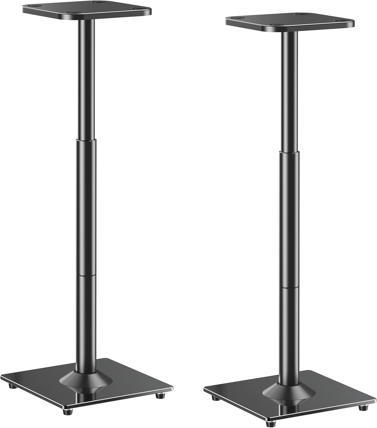 Universal Speaker Stands Height Adjustable 28"-37.4" Pair Y59192