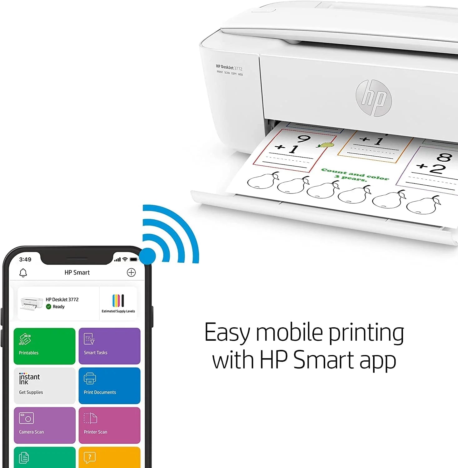 Wireless Color Inkjet Printer All-in-One with LCD Display L268711