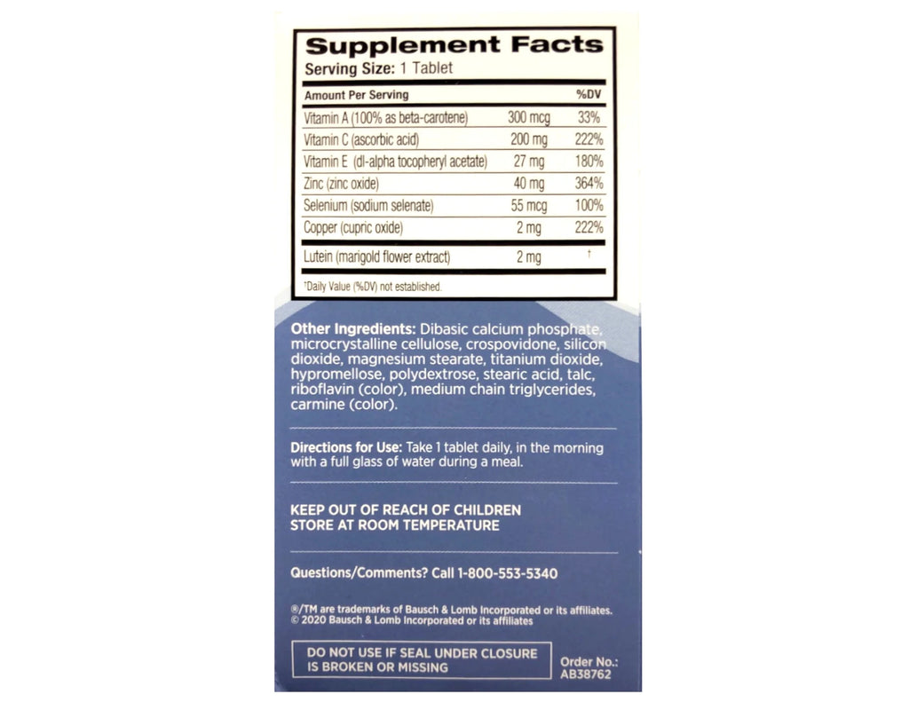 120 Count Vitamin & Mineral Supplement Tablets W357