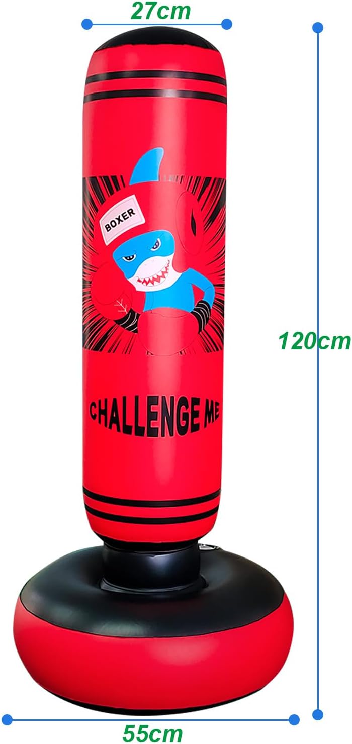 47 Inches Inflatable Dinosaur Punching Bag Z555567