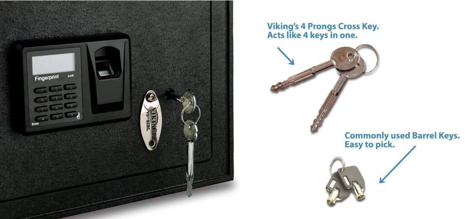 Large Biometric Fingerprint Safe U26292